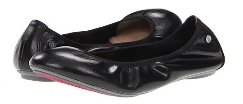 Hush Puppies flats Ballet black heels-Casino Club Resort-Barcelona- blaque colour